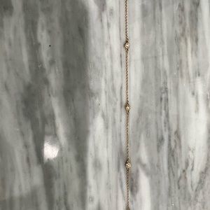 Tiffany Elsa Peretti 18k Rose Gold Three Stone Diamond Bracelet